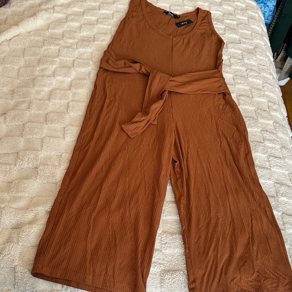 K—Louve Cinnamon Sleeveless Jumpsuit